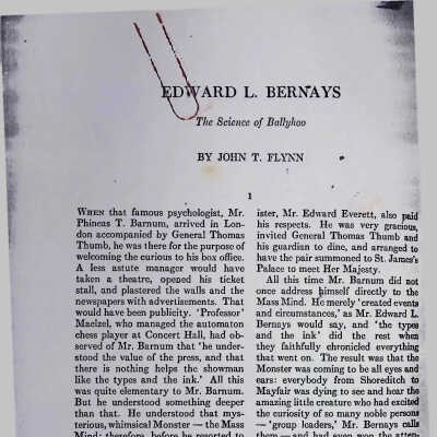 Edward L. Bernays: The Science of Ballyhoo