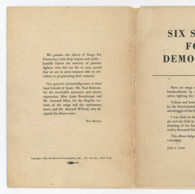 Six Songs for Democracy