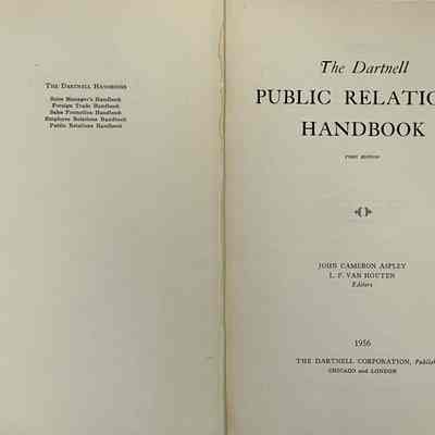 The Dartnell Public Relations Handbook, First Edition