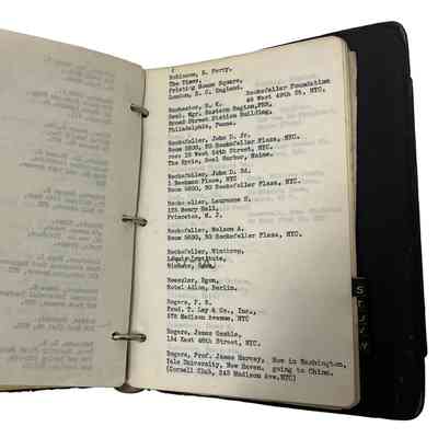 Ivy Lee Address Book