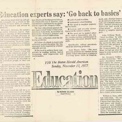 From the desk of Edward L. Bernays at the time of his death