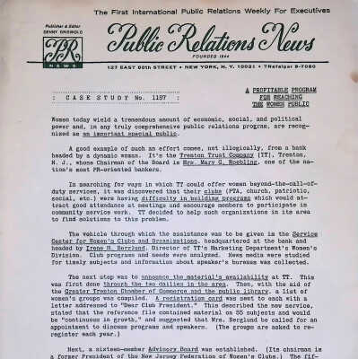 Case Study 1157: A Profitable Program for Reaching the Women Public