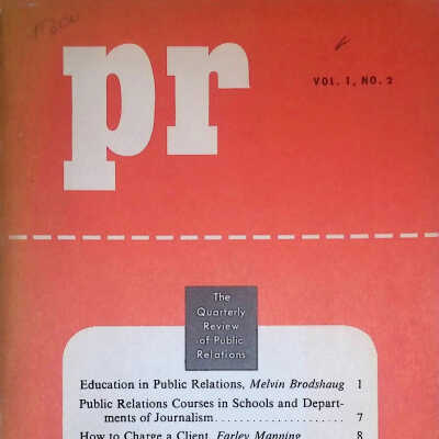 PR: The Quarterly Review of Public Relations