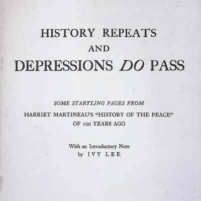 History Repeats and Depressions Do Pass