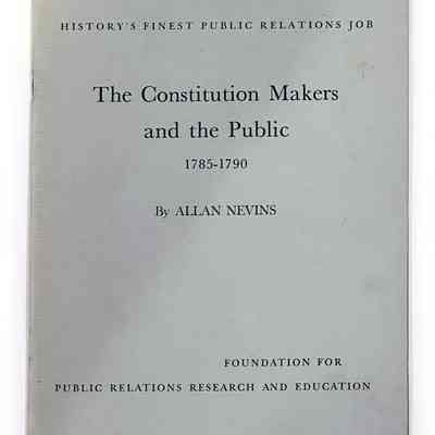 The Constitution Makers and the Public, 1785–1790