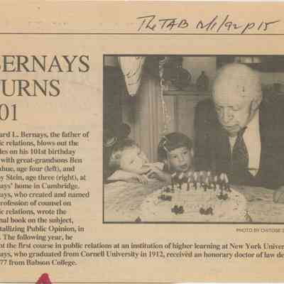 Bernays Turns 101