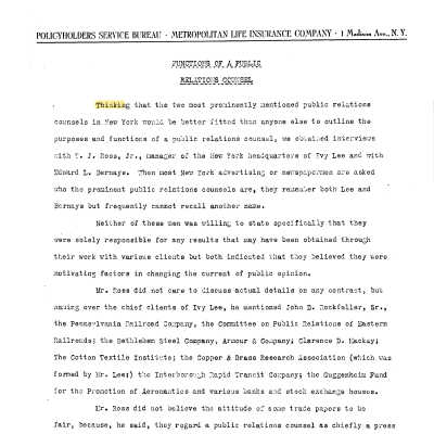 Functions of a Public Relations Counsel