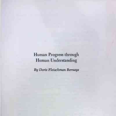 Human Progress Through Human Understanding
