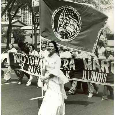 Muriel Fox Women's Day March 1980