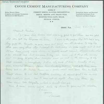 Elizabeth S. Quarrier from Russell G. Quarrier, Nov 24, 1917