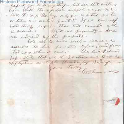 p. 3 and address page with postmark
