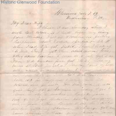 Lucy W. Summers from Lewis Summers, Jul 7, 1869