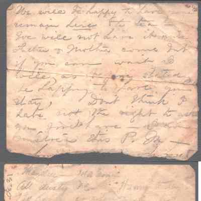 Lewis Summers from Lucy W. Summers, no date