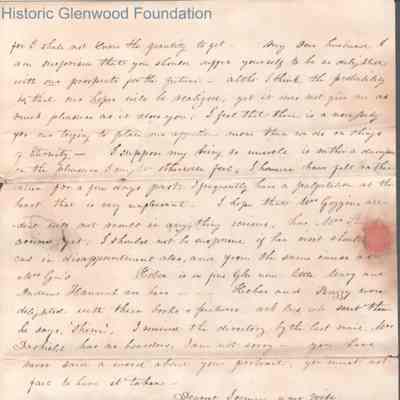 p. 3 and address page with postmark