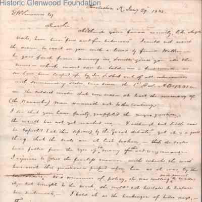Judge George Summers from J. C. McFarland, Jun 29, 1832