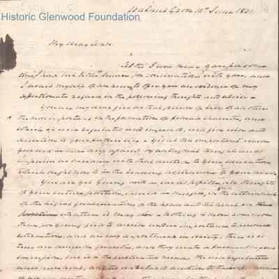 Judge Lewis Summers to Ann Summers, June 10, 1841
