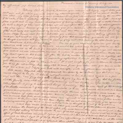 William Shaw Summers to Jane E. Wheeler, July 1, 1832