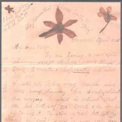 George W. Summers from Amacetta Summers, Apr 15, 1888