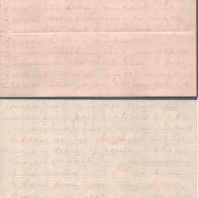 Lewis Summers from Lucy W. Summers, Feb 4, 1867
