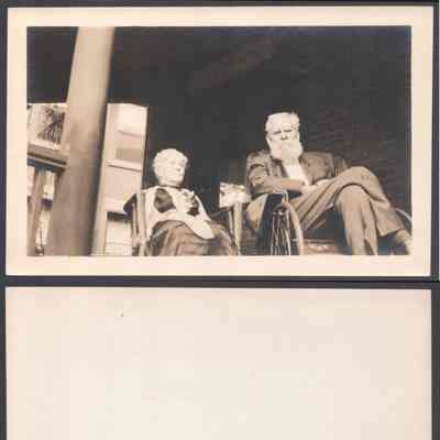 Lewis Summers and Lucy W. Summers at Glenwood, c. 1920's