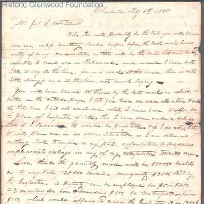 James C. McFarland from L. Welch, Feb 5, 1828