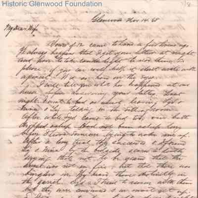 Lucy W. Summers from Lewis Summers, Nov 14, 1868