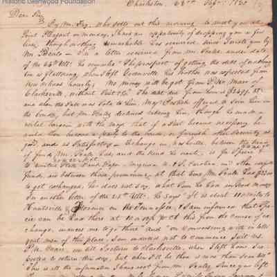 Judge Lewis Summers from William S. Summers, Sep 23, 1820