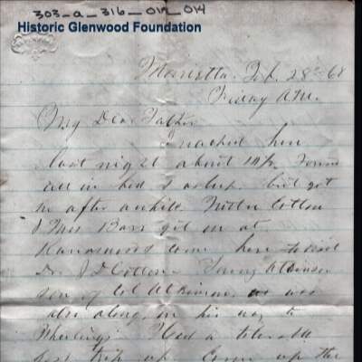 Judge George Summers from Lewis Summers, Feb 28, 1868