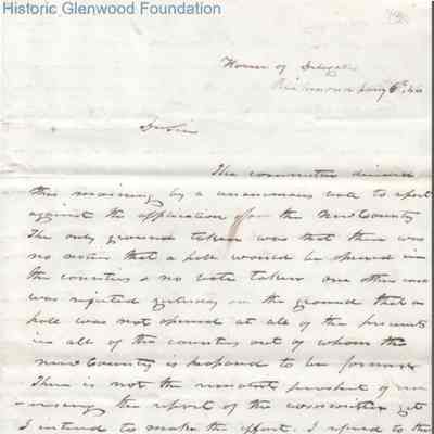 Judge George Summers from Dr. Spicer Patrick, Jan 6, 1846