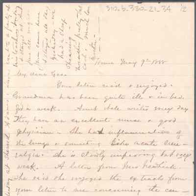 George W. Summers from Lucy W. Summers, May 9, 1888