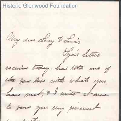 Lewis & Lucy W. Summers from Jane M. Laidley, Jul 7, 1905