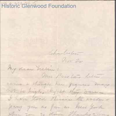 Lucy W. Summers to Ellen W. Follett, no date