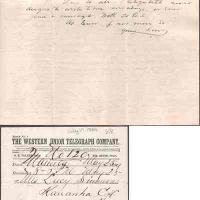 p. 7 and enclosed telegram