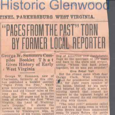 enclosed newspaper clipping, front