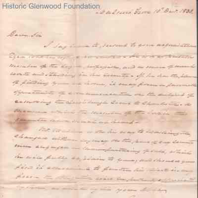 Judge Lewis Summers to Alexander Caldwell, Dec 10, 1830