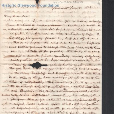 Lewis Summers from Judge George Summers, Jun 5, 1865