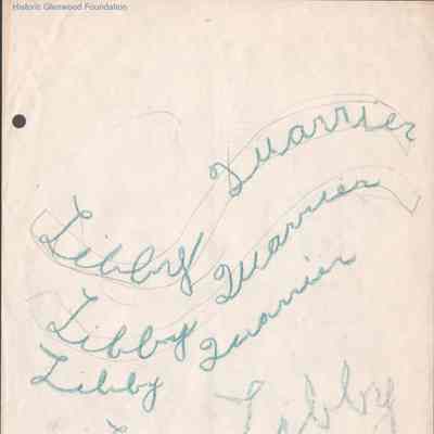 Lucy S. Quarrier from Elizabeth Q. Hedrick, unknown date