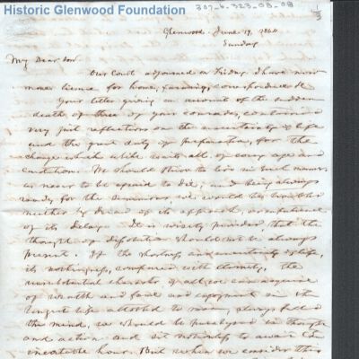 Lewis Summers from Judge George Summers, Jun 19, 1864