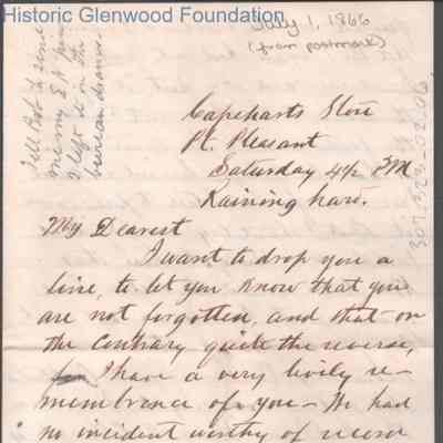 Lucy W. Summers from Lewis Summers, Jul 1, 1866
