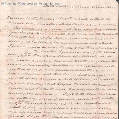 Judge Lewis Summers to Ann S. Summers, Jun 20, 1842