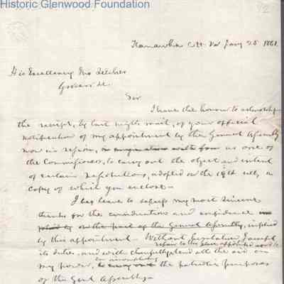 Judge George Summers to Governor John Letcher, Jan 23, 1861