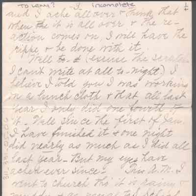 Amacetta "Amy" Summers to brother Lewis Summers, Jr., incomplete, no date