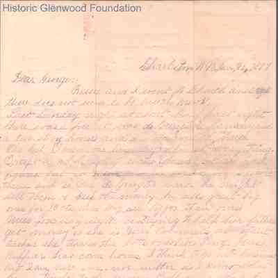 George W. Summers from Amacetta Summers, Jan 30, 1887