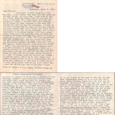 Lucy W. Summers from George W. Summers, April 8, 1925