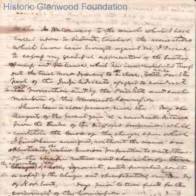 Judge George Summers in defense of Absalom Knotts, c.1865