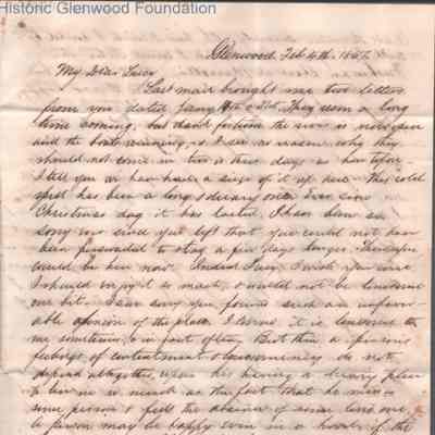 Lucy W. Summers from Lewis Summers, Feb 4, 1867