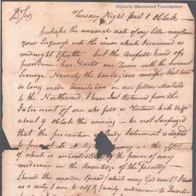 William Shaw Summers to Judge George Summers, n. d.