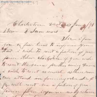 Lewis Summers from William H. Withrow, Jan 4, 1871