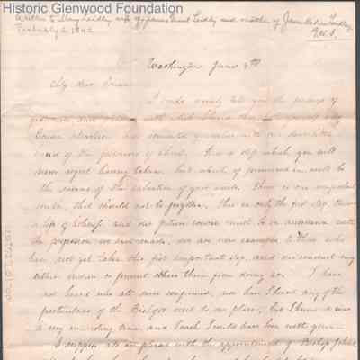 Amacetta Laidley Summers to "Cousin," probably Anna Maria "Mary" Laidley, 1842?
