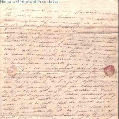 p. 3-4 and address page with postmark